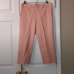 Liz Claiborne Audra light peach cropped pants  Sz 6P